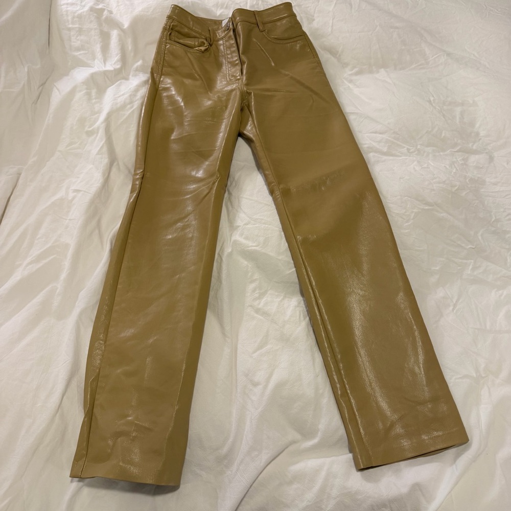 Aritzia Wilfred Milena Leather Pants